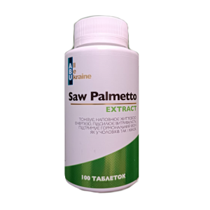 Екстракт Со Пальметто Saw Palmetto ABU, 100 капсул