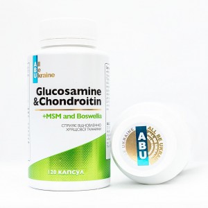 Комплекс для суглобів Glucosamine&Chondroitin ABU, 120 капсул