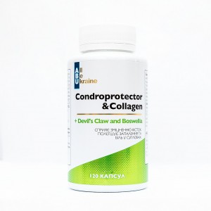 Комплекс для здоров'я суглобів Condroprotector&Collagen ABU, 120 капсул