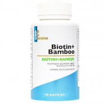 Комплекс із біотином та екстрактом бамбука Biotin+Bamboo ABU, 90 капсул